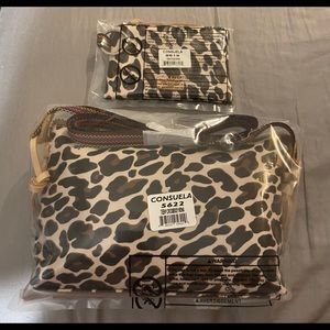 Consuela crossbody and change purse NWT